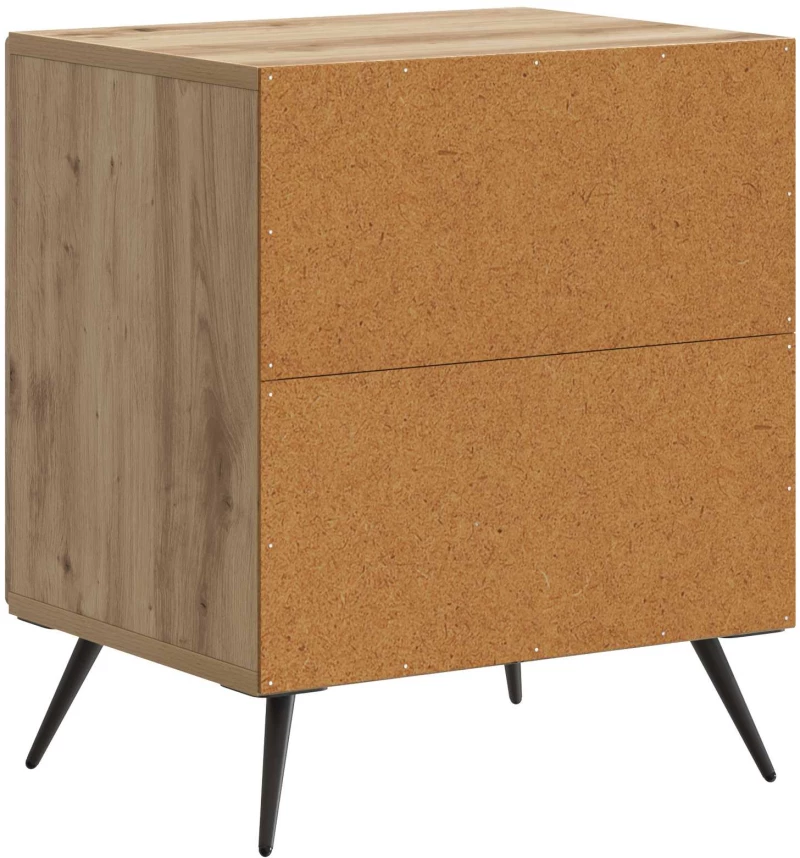 vidaXL Κομοδίνο 2 pcs Artisan Δρυς 43 x 34,5 x 50 εκ