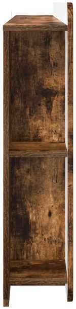 vidaXL Κρεβάτι με Κεφαλάρι Καπνισμένο Ξύλο Δρυός Επεξεργασμένο Ξύλο