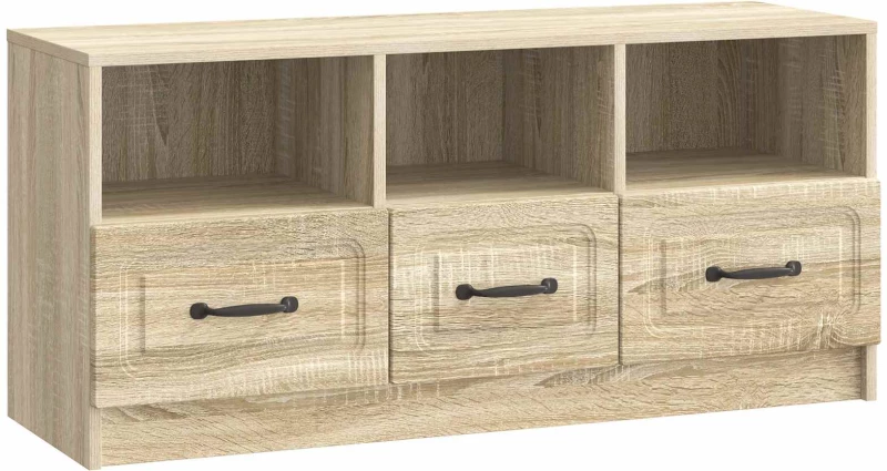 vidaXL Ντουλάπι TV Sonoma Δρυς 102 x 34,5 x 47 εκ Επεξεργασμένο Ξύλο