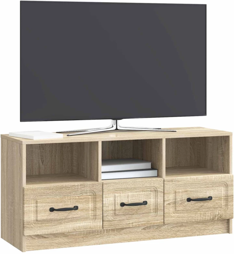 vidaXL Ντουλάπι TV Sonoma Δρυς 102 x 34,5 x 47 εκ Επεξεργασμένο Ξύλο