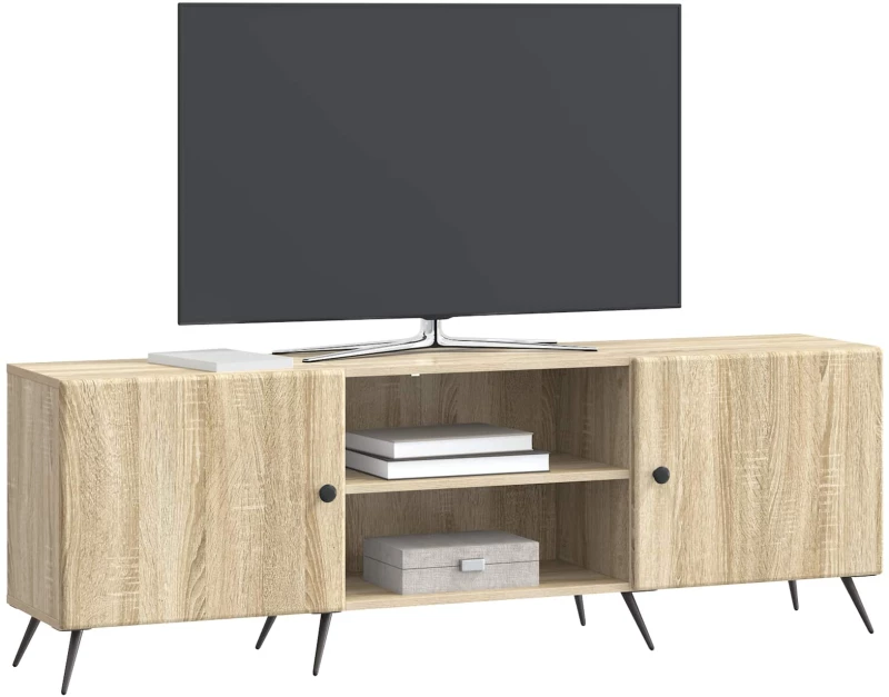 vidaXL Ντουλάπι TV Sonoma Δρυς 150 x 31 x 50 εκ. Επεξεργασμένο Ξύλο