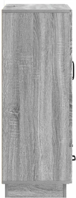 vidaXL Πλαϊνό γραφείο με συρτάρι Γκρι Sonoma 66 x 34,5 x 92 εκ.