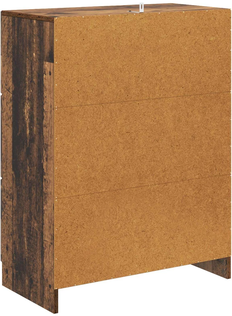 vidaXL Ντουλάπι με Συρτάρια Παλαιωμένο ξύλο 66 x 34,5 x 87 εκ.
