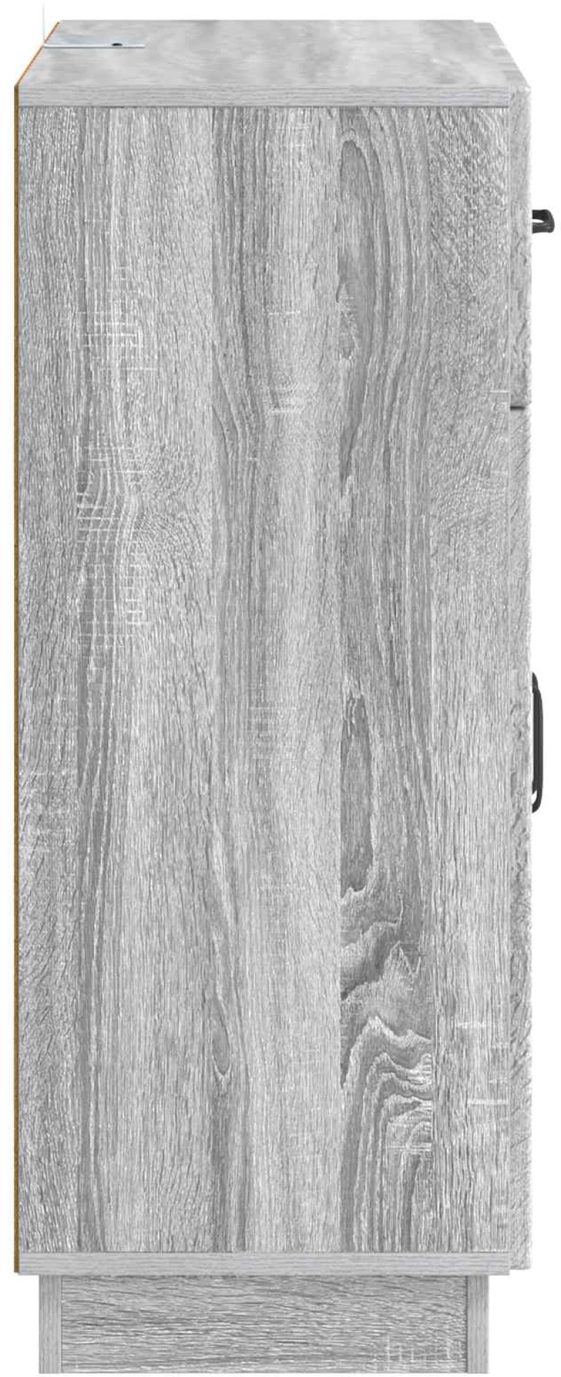 vidaXL Πλαϊνό γραφείο με συρτάρι Γκρι Sonoma 66 x 34,5 x 87 εκ.