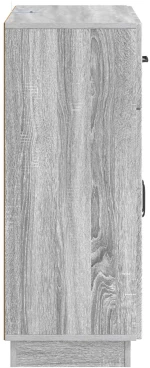 vidaXL Πλαϊνό γραφείο με συρτάρι Γκρι Sonoma 66 x 34,5 x 87 εκ.