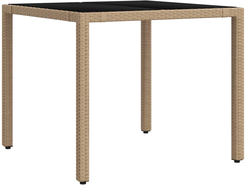 vidaXL Σετ Εξωτερικής Τραπέζης 5 pcs Μπέζ και Ανοιχτό Γκρι