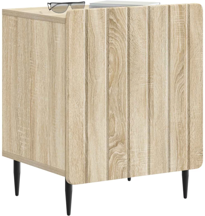 vidaXL Κομοδίνο Sonoma Δρυς 43 x 34,5 x 52 εκ Επεξεργασμένο Ξύλο