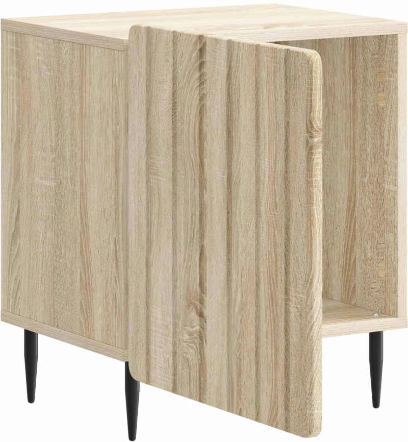 vidaXL Κομοδίνο Sonoma Δρυς 43 x 34,5 x 52 εκ Επεξεργασμένο Ξύλο
