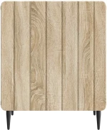 vidaXL Κομοδίνο Sonoma Δρυς 43 x 34,5 x 52 εκ Επεξεργασμένο Ξύλο