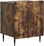 vidaXL Κομοδίνο Καπνισμένο Ξύλο Δρυός 43 x 34,5 x 52 εκ