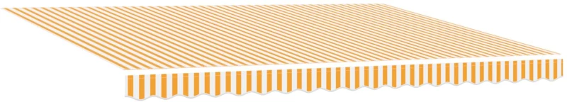 vidaXL Χειροκίνητη αναδιπλούμενη τέντα με LED 4 x 2 m