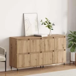 vidaXL Ντουλάπι αποθήκευσης 2 pcs Artisan Oak 60 x 35 x 70 cm