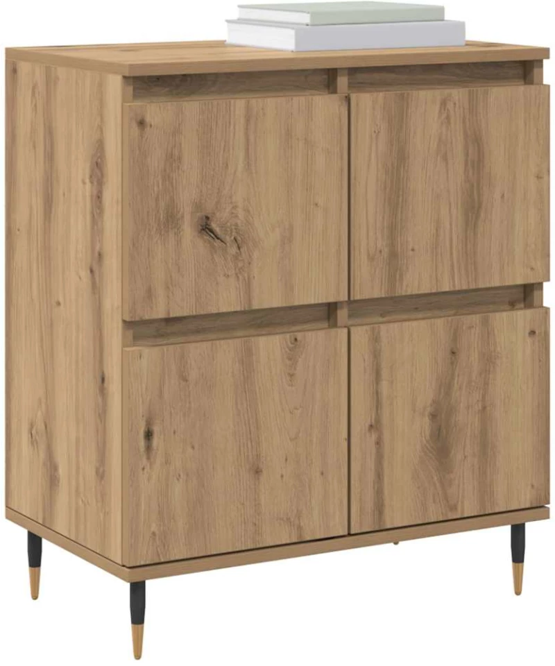 vidaXL Ντουλάπι αποθήκευσης 2 pcs Artisan Oak 60 x 35 x 70 cm
