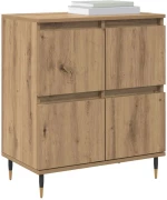 vidaXL Ντουλάπι αποθήκευσης 2 pcs Artisan Oak 60 x 35 x 70 cm