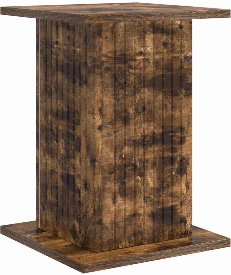 vidaXL Βάση φυτών Καπνισμένο Ξύλο Δρυός 30,5 x 30 x 43 εκ