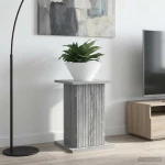 vidaXL Βάση φυτών Γκρι Sonoma 30,5 x 30 x 43 εκ Επεξεργασμένο Ξύλο