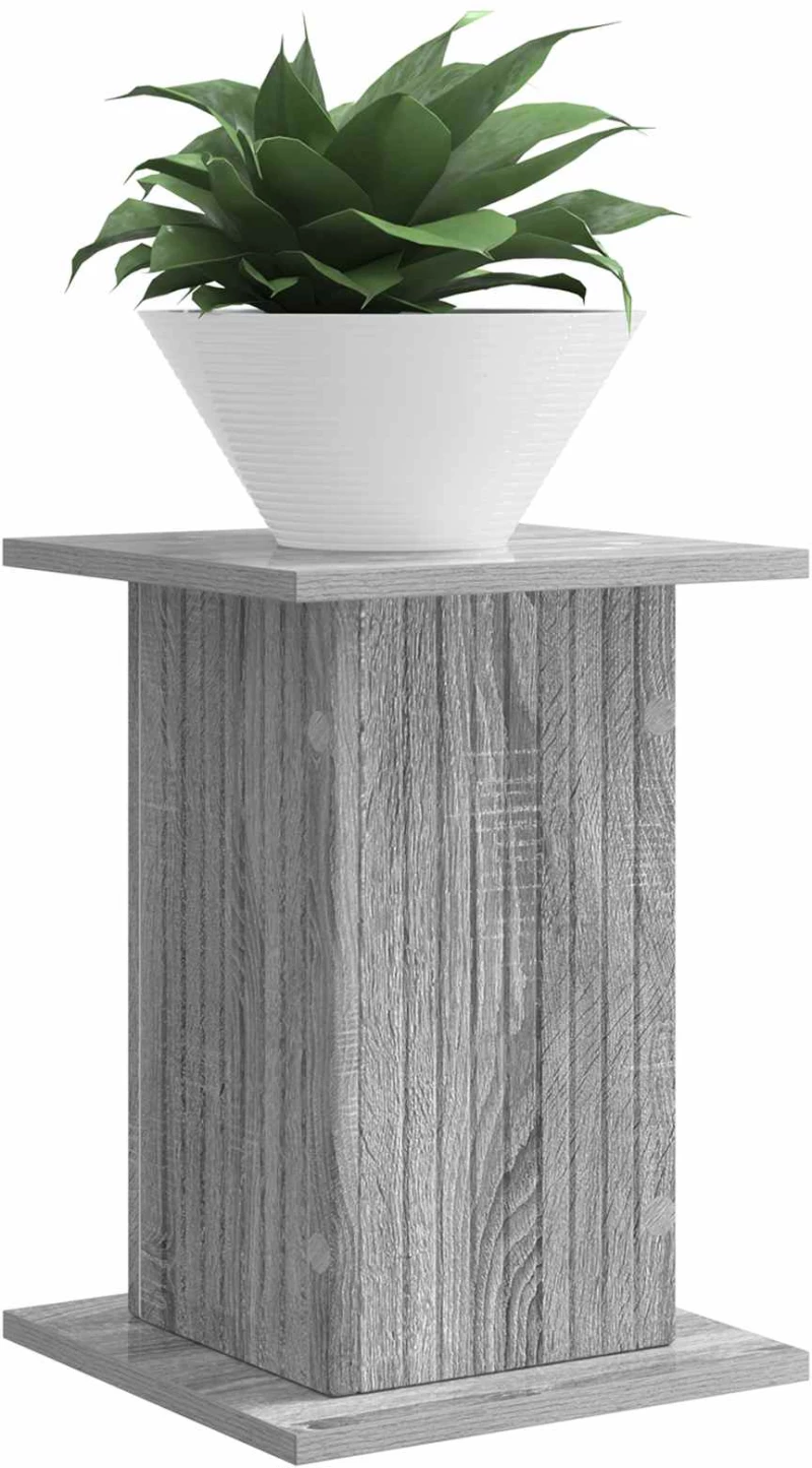 vidaXL Βάση φυτών Γκρι Sonoma 30,5 x 30 x 43 εκ Επεξεργασμένο Ξύλο
