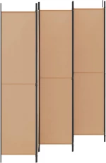 vidaXL Διαχωριστικό Δωματίου 6-Πάνελ Μπεζ 300 x 220 cm Ύφασμα