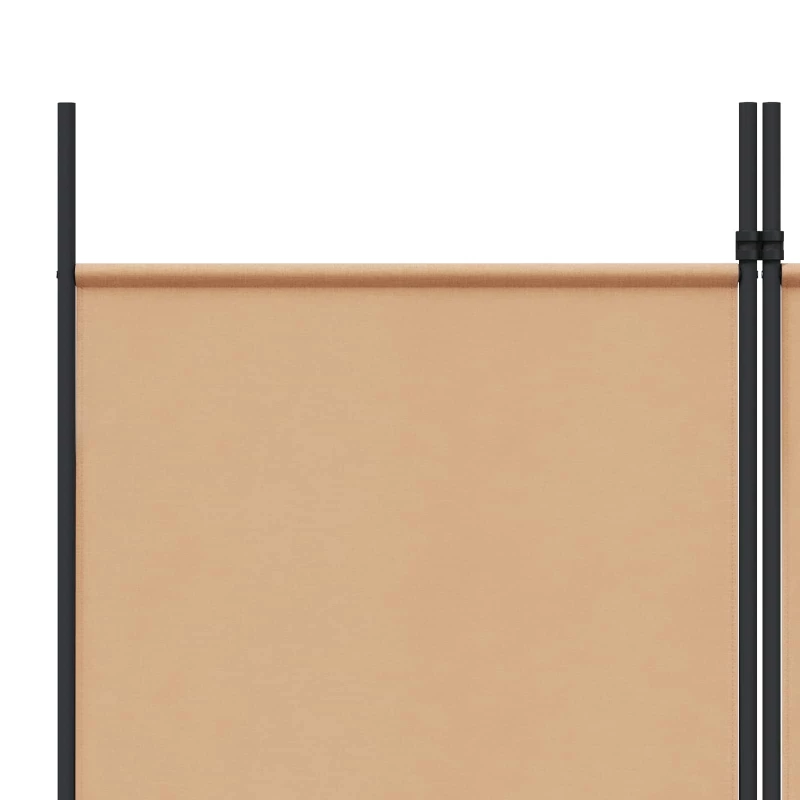 vidaXL Διαχωριστικό Δωματίου 6-Πάνελ Μπεζ 300 x 220 cm Ύφασμα