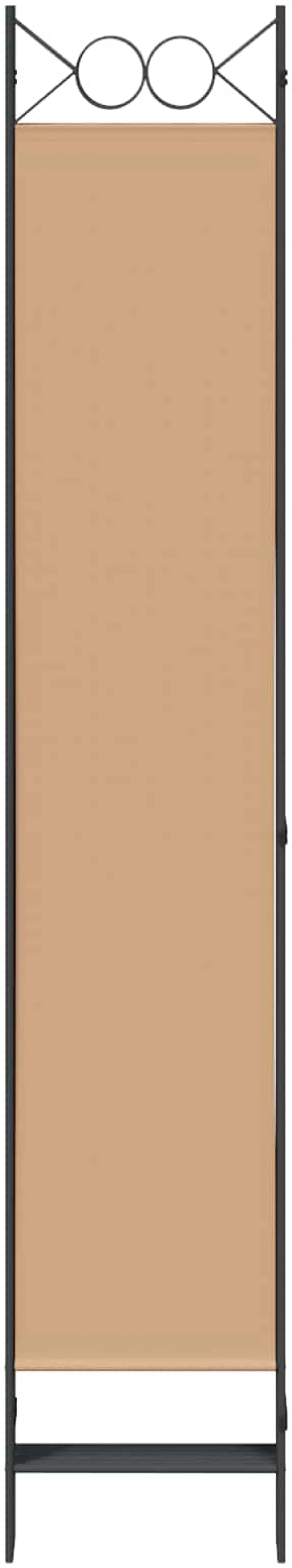 vidaXL Διαχωριστικό Δωματίου 6-Πάνελ Μπεζ 240 x 220 cm Ύφασμα