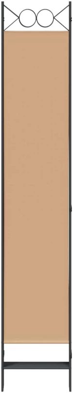 vidaXL Διαχωριστικό Δωματίου 6-Πάνελ Μπεζ 240 x 220 cm Ύφασμα