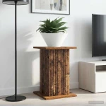 vidaXL Βάση φυτών 2 pcs Παλαιωμένο ξύλο 30,5 x 30 x 43 εκ
