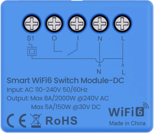 Έξυπνη μονάδα διακόπτη Avatto WSM20DC