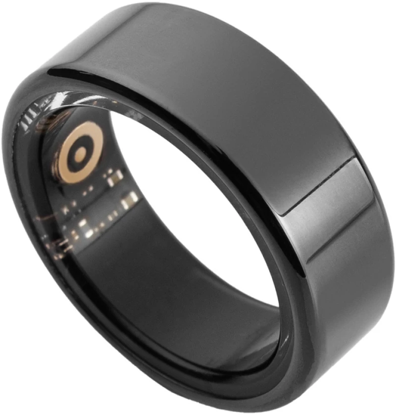 Έξυπνο δαχτυλίδι COLMI R02, μέγεθος 11, 20,3 mm (μαύρο) + θήκη φόρτισης