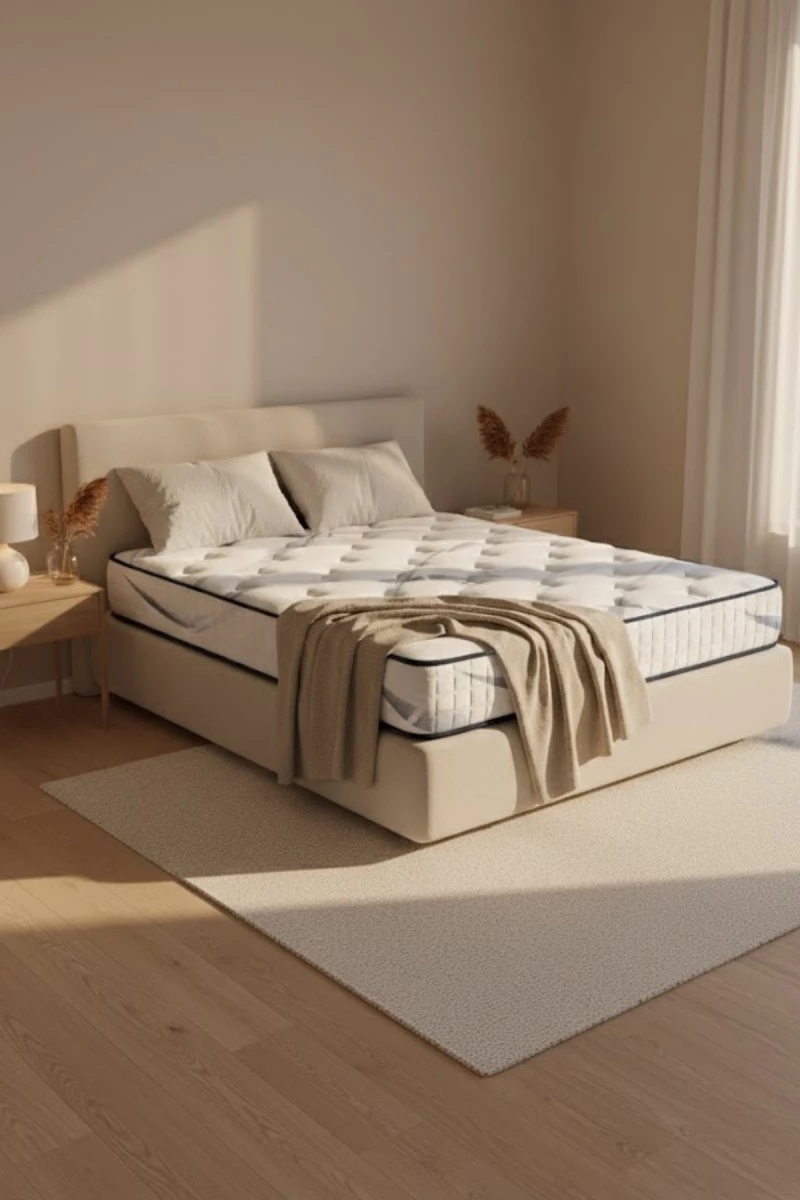 Stewehome Στρώμα με ελατήρια μονό για κρεβάτι 120x200x24 cm