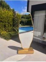 Stewehome Ασύμμετρος καθρέφτης δαπέδου MDF