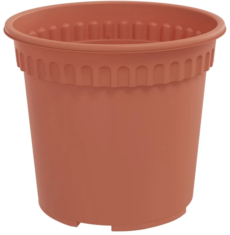 vidaXL Γλάστρες φυτών 6 pcs Κεραμιδί Ø 15 x 12 cm Πλαστικό