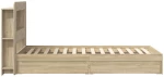 vidaXL Σκελετός κρεβατιού με αποθήκευση Sonoma Δρυς 75 x 190 cm
