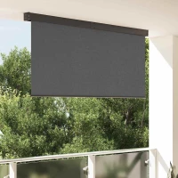 vidaXL Ρόλερ Ανθρακί 200 x 250 εκ. Ύφασμα και Αλουμίνιο
