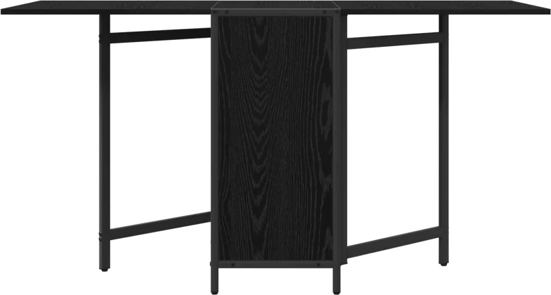 vidaXL Τραπέζι φαγητού 144 x 60 x 75 εκ. Επεξεργασμένο Ξύλο Μαύρη Δρυς