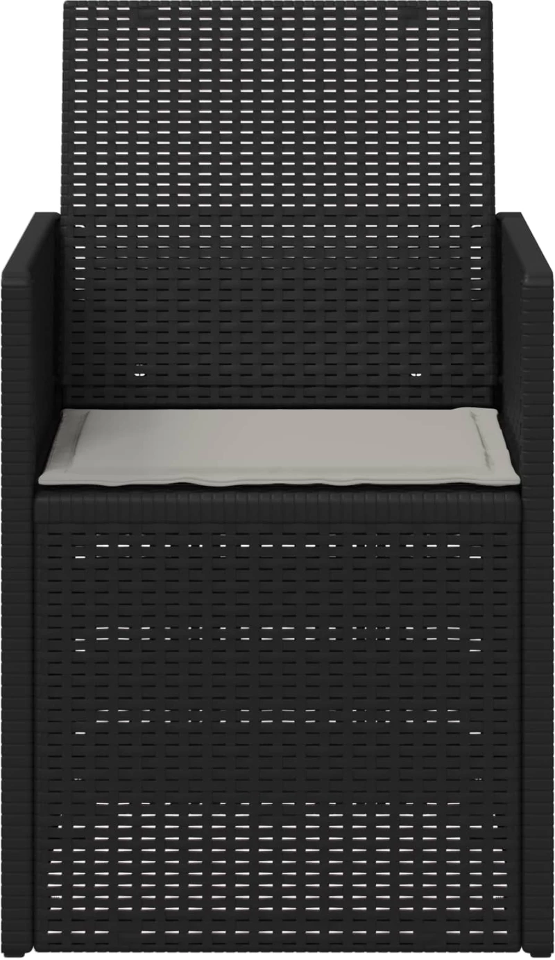 vidaXL Καρέκλες Εστιατορίου Κήπου 2 pcs Ανθρακί και Ανοιχτό γκρι PP