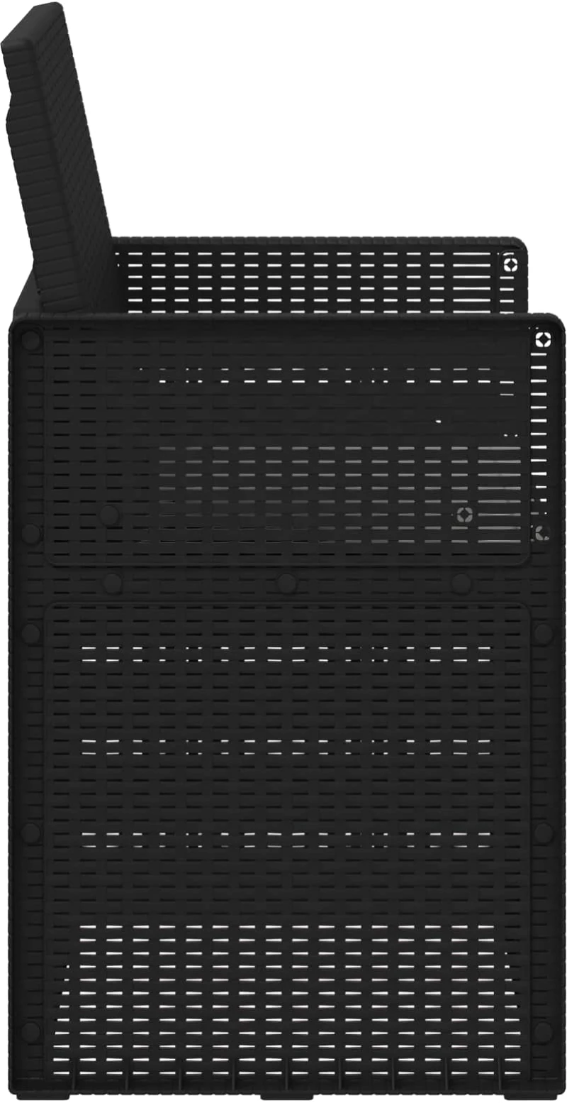 vidaXL Καρέκλες Εστιατορίου Κήπου 2 pcs Ανθρακί και Ανοιχτό γκρι PP