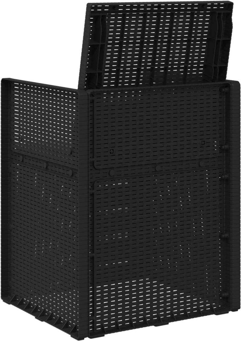 vidaXL Καρέκλες Εστιατορίου Κήπου 2 pcs Ανθρακί και Ανοιχτό γκρι PP