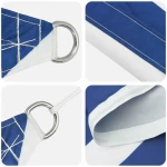 vidaXL Πανί σκιάς Μπλε και άσπρο 4 x 2 m 100% Πολυέστερ Οξφόρδη