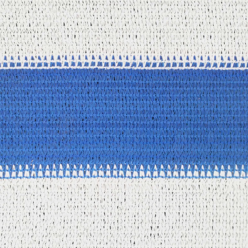 vidaXL Ικανότητα Σκίασης Μπλε και άσπρο 2 x 6 m HDPE