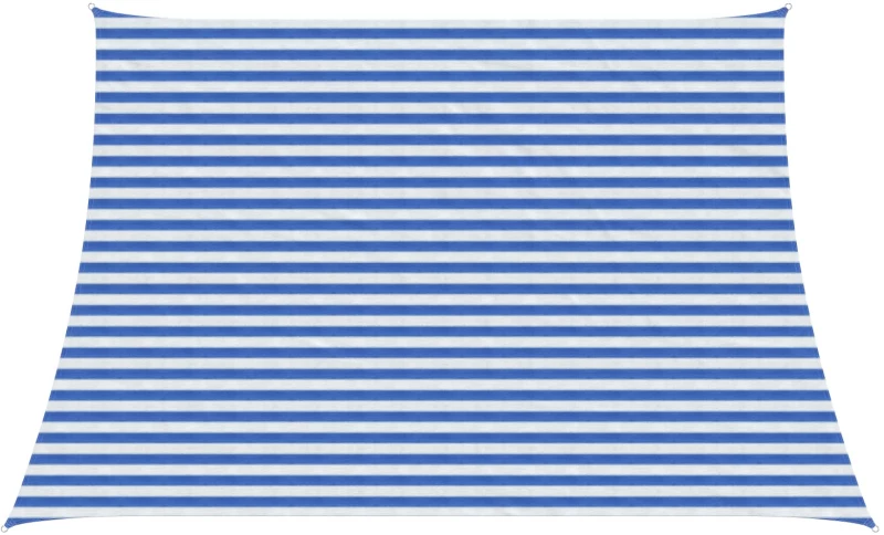 vidaXL Ικανότητα Σκίασης Μπλε και άσπρο 3 / 4 x 3 m HDPE