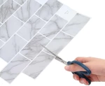 vidaXL Πλακάκι Subway 20 pcs Λευκό Μάρμαρο 30 x 30 cm