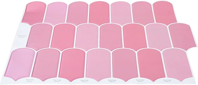 vidaXL Πλακάκι Φτερού 50 pcs Ροζ 30 x 30 cm Πολυουρεθάνη και PET