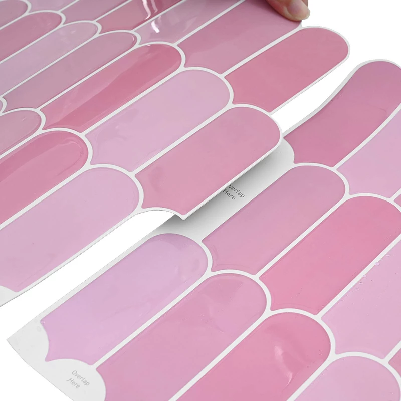 vidaXL Πλακάκι Φτερού 50 pcs Ροζ 30 x 30 cm Πολυουρεθάνη και PET