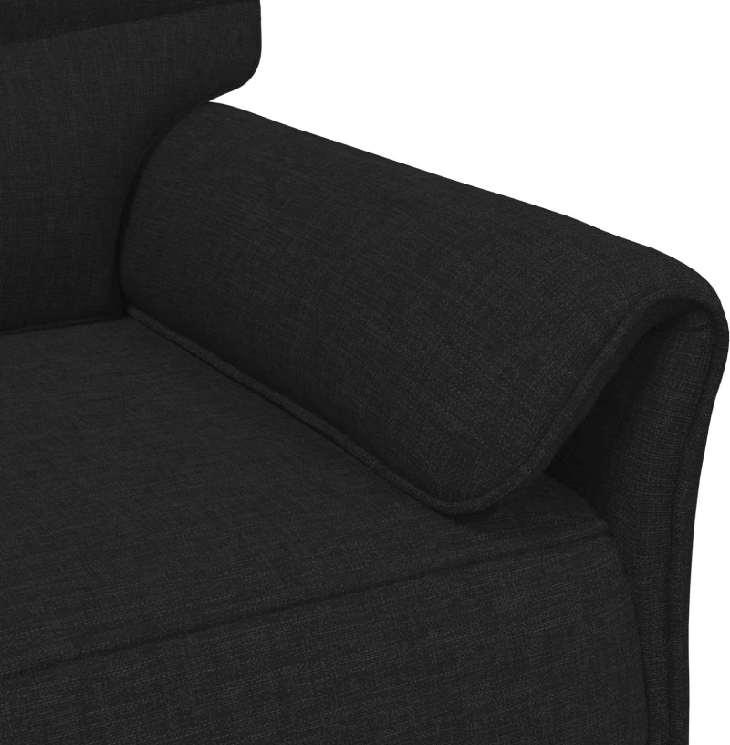 vidaXL Καναπές 100% πολυέστερ μεταλλικό πλαίσιο MDF, Κόντρα πλακέ