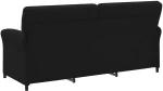 vidaXL 3-Θέσιος καναπές Μαύρο 198 x 83 x 95 εκ. Ύφασμα