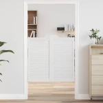 vidaXL Πόρτες Swing Λευκό 100 x 50 cm Μασίφ Ξύλο Πεύκου