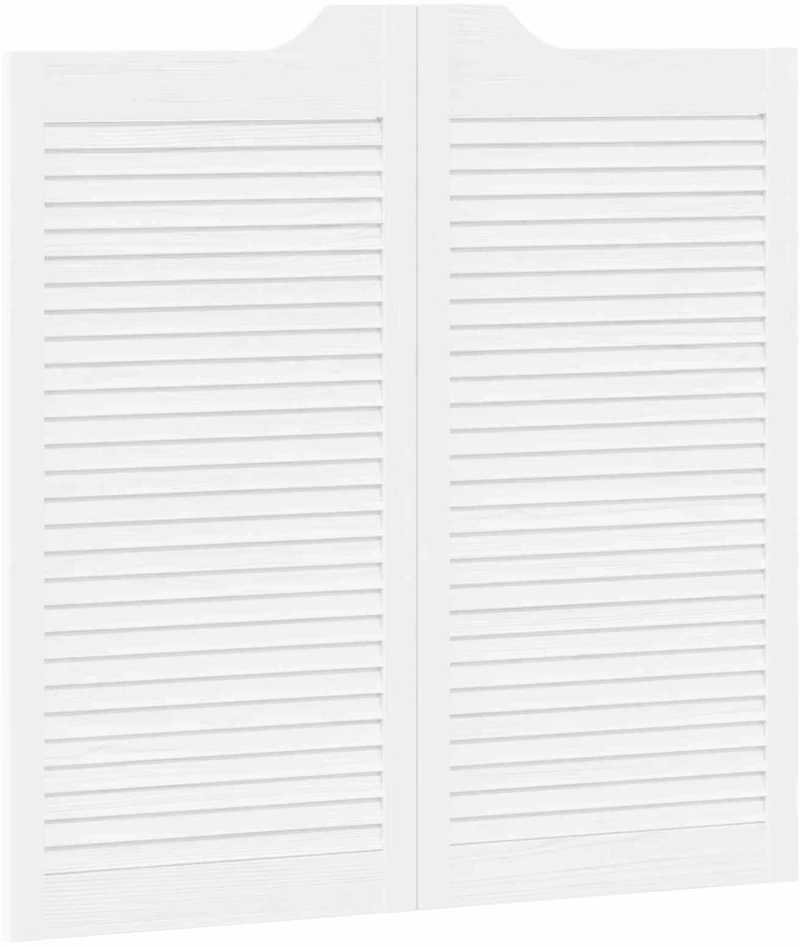 vidaXL Πόρτες Swing Λευκό 100 x 50 cm Μασίφ Ξύλο Πεύκου