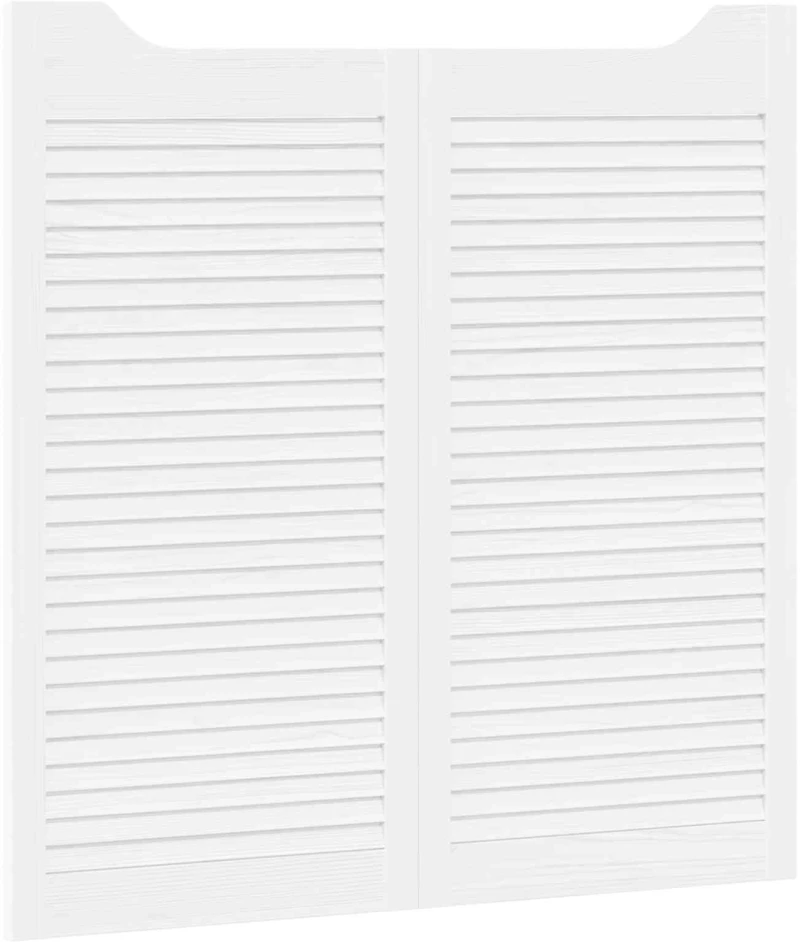 vidaXL Πόρτες Swing Λευκό 100 x 50 cm Μασίφ Ξύλο Πεύκου