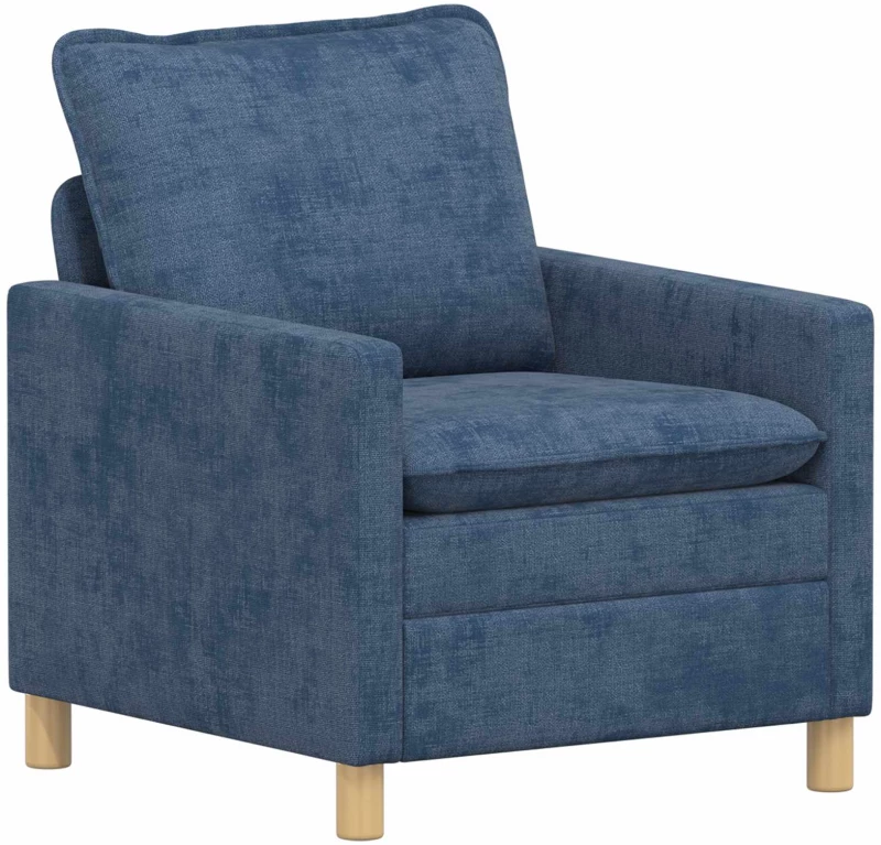 vidaXL Καναπές Μπλε 76 x 81 x 87,5 εκ Πολυεστέρας