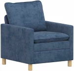 vidaXL Καναπές Μπλε 76 x 81 x 87,5 εκ Πολυεστέρας